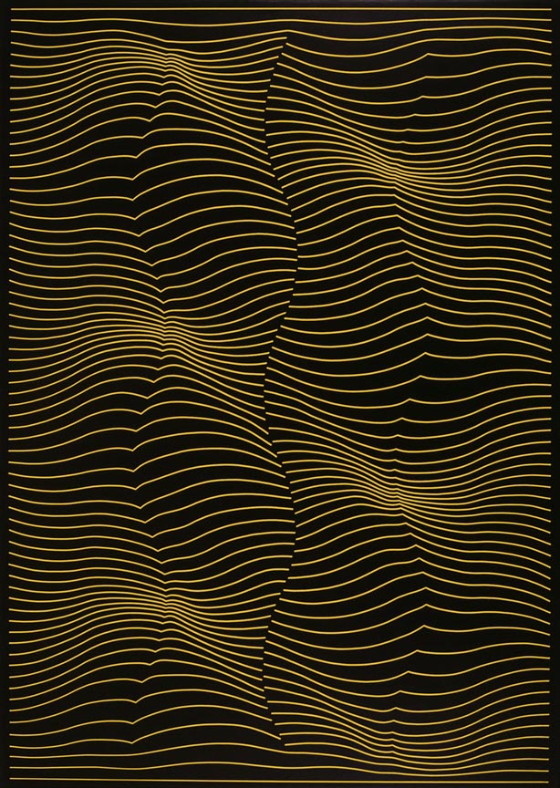 Op art by Julian Stanczak