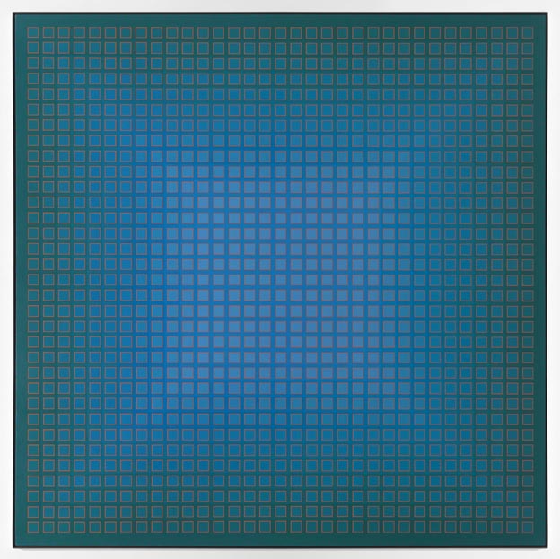 Studying tonal value in Op art of Julian Stanczak