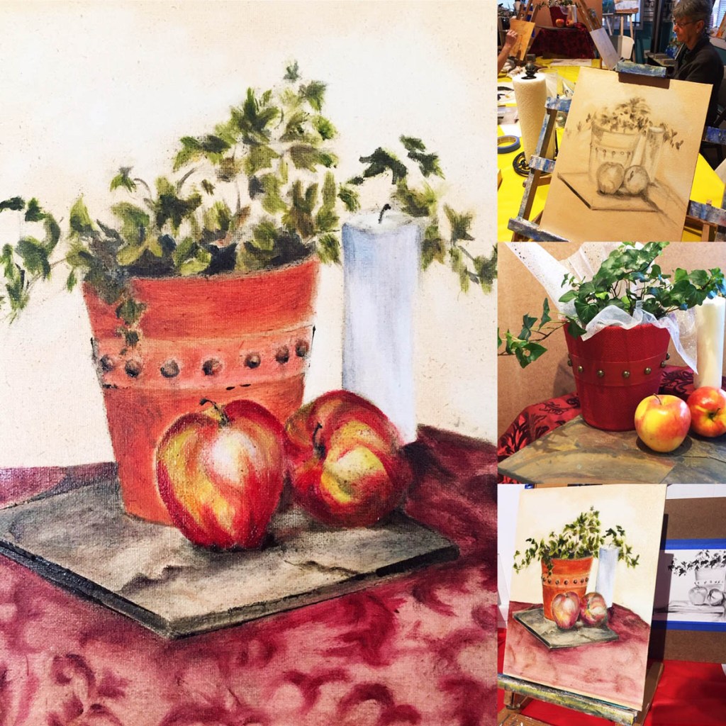 Grisaille Painting Still Life