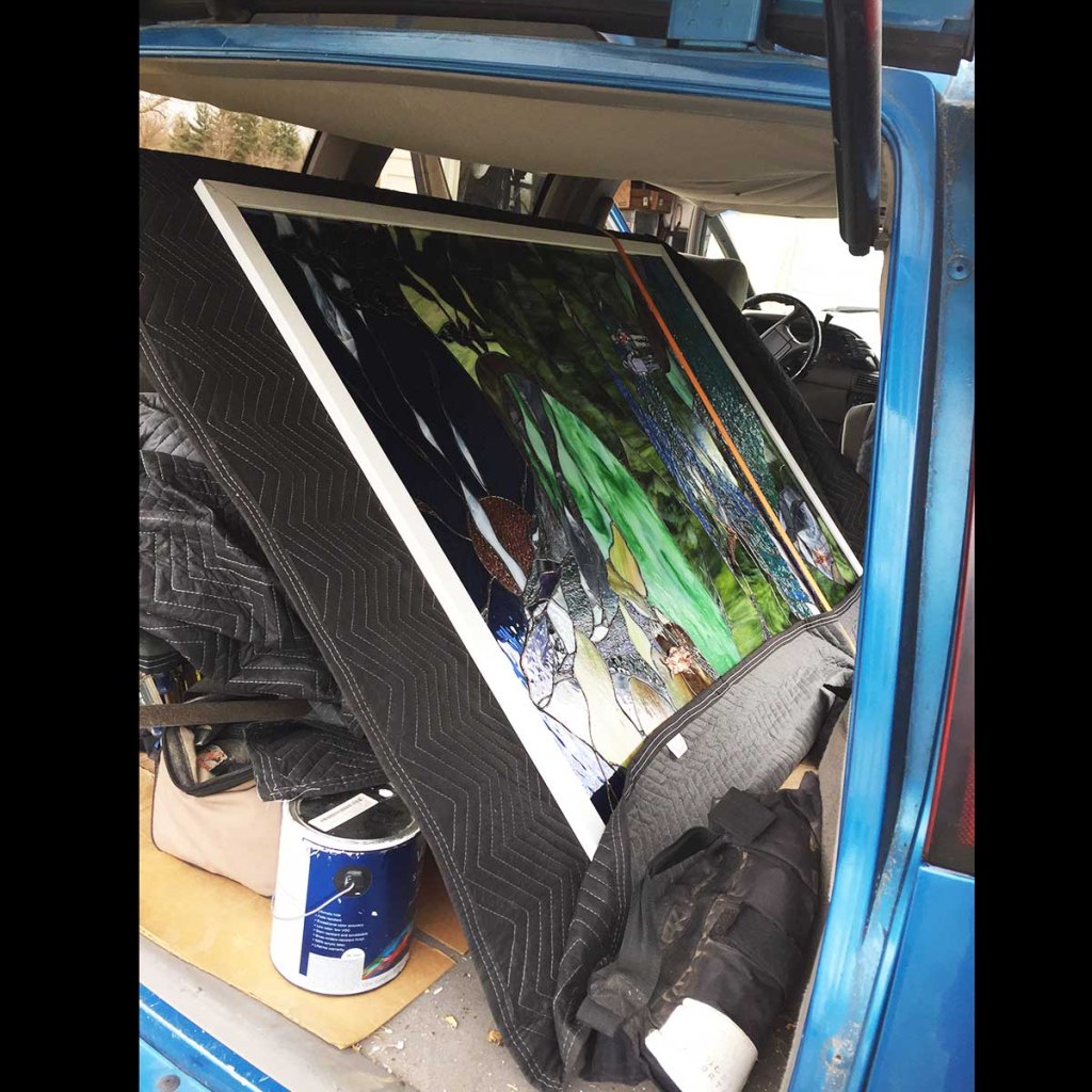 stained glass transport rig