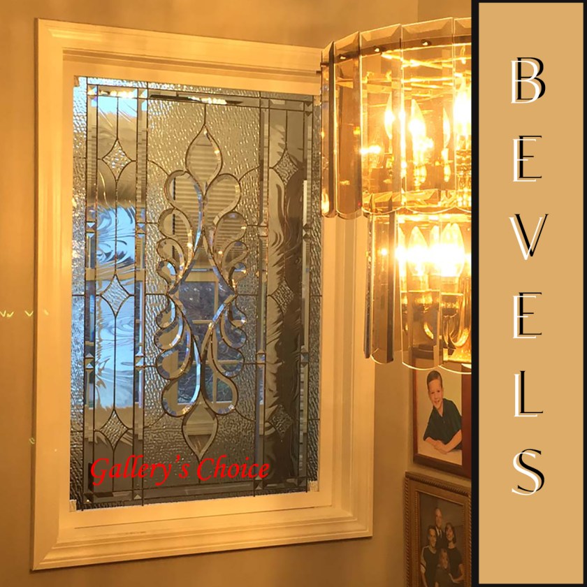 Beveled Stained Glass Room Divider
