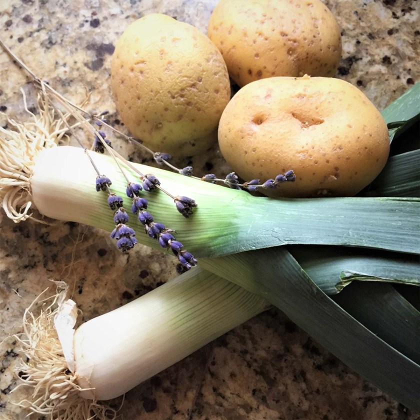 Leeks Potatoes and Lavender